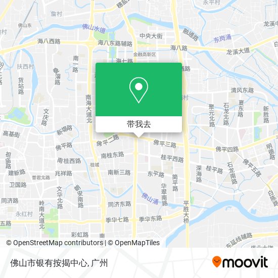 佛山市银有按揭中心地图