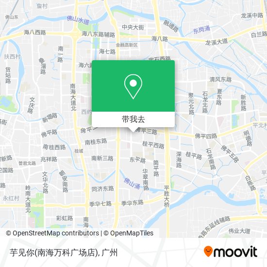 芋见你(南海万科广场店)地图