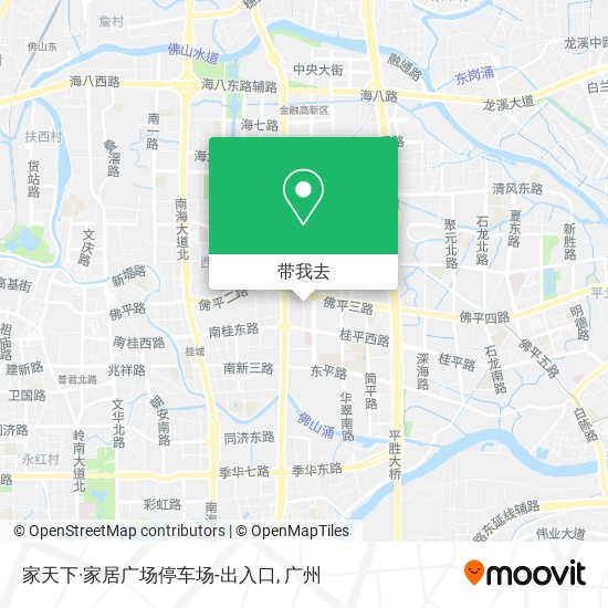 家天下·家居广场停车场-出入口地图