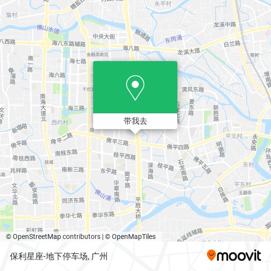 保利星座-地下停车场地图