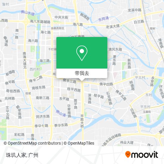 珠玑人家地图