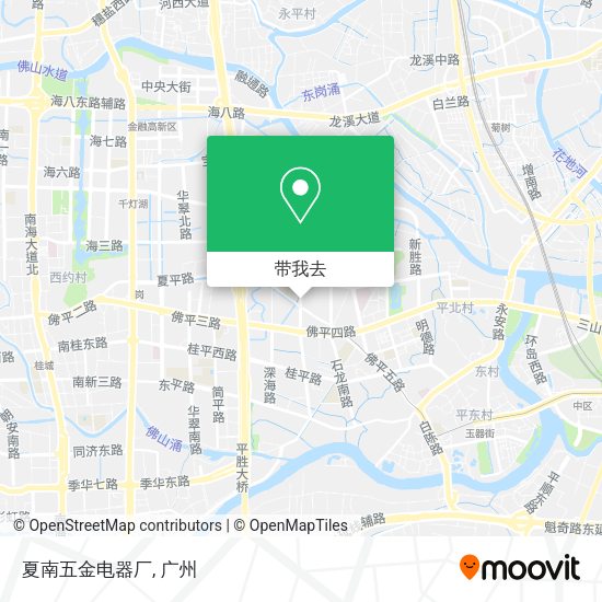 夏南五金电器厂地图