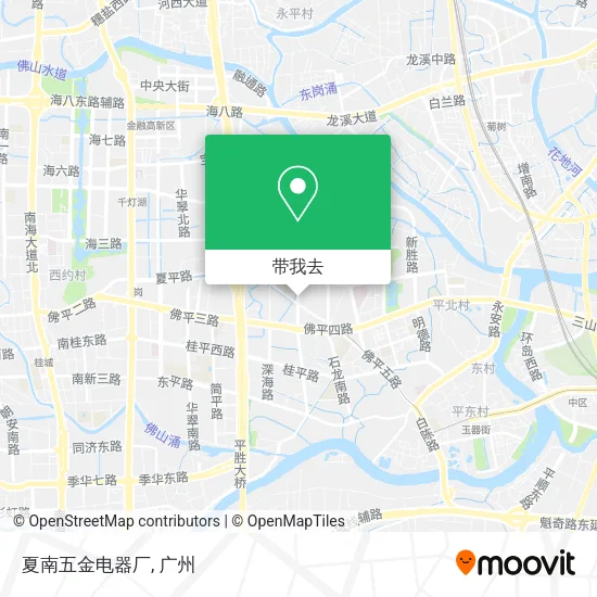 夏南五金电器厂地图