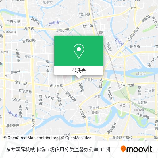 东方国际机械市场市场信用分类监督办公室地图