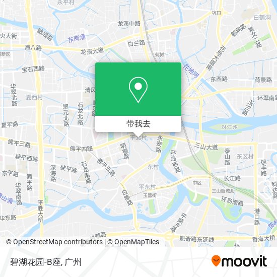 碧湖花园-B座地图