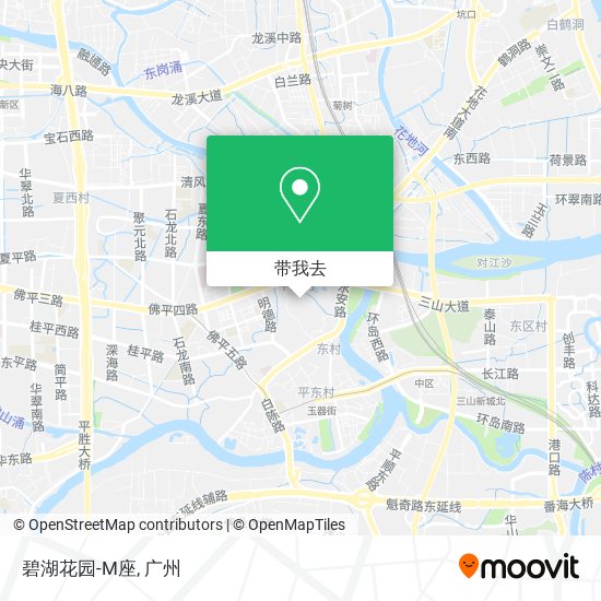 碧湖花园-M座地图