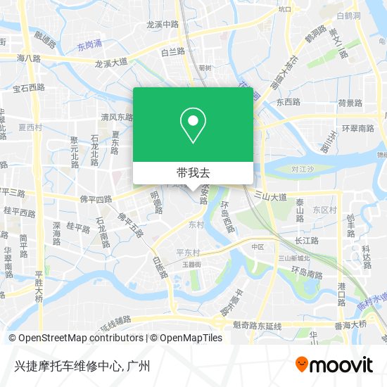 兴捷摩托车维修中心地图