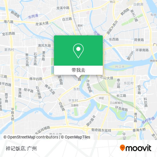 祥记饭店地图