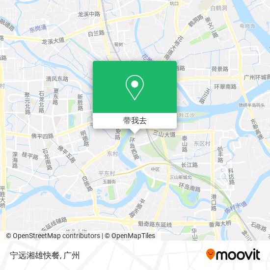 宁远湘雄快餐地图