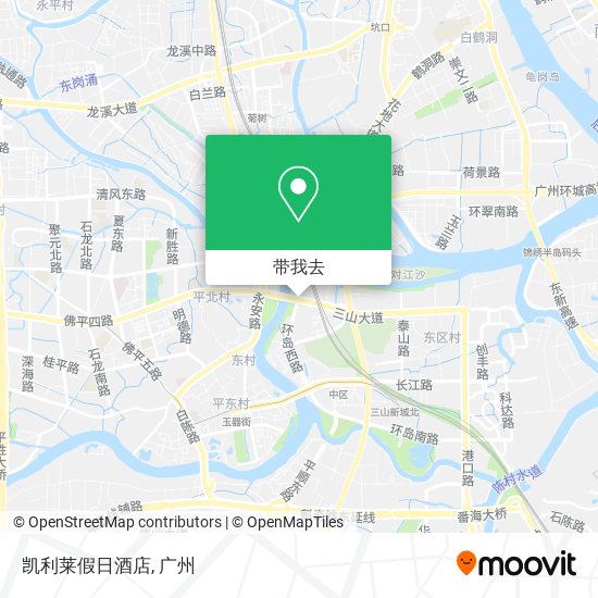 凯利莱假日酒店地图