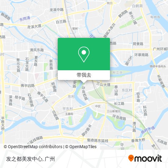 发之都美发中心地图
