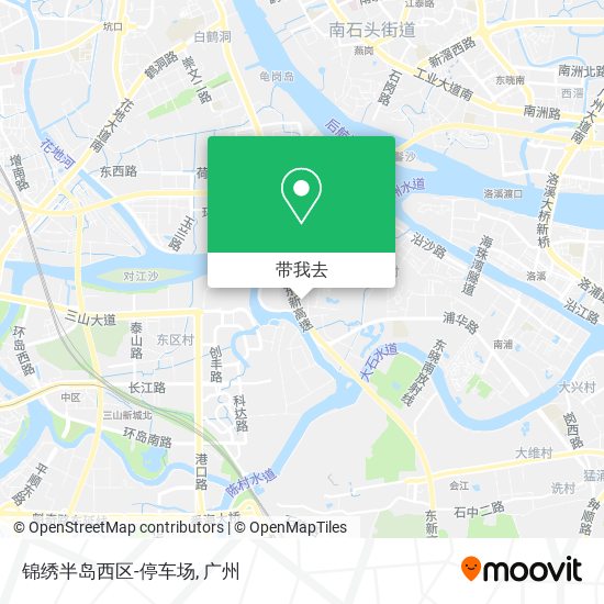 锦绣半岛西区-停车场地图