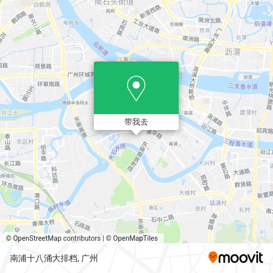 南浦十八涌大排档地图