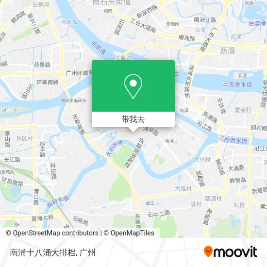 南浦十八涌大排档地图
