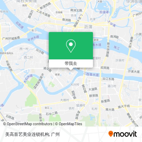 美高首艺美业连锁机构地图