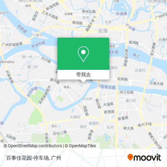 百事佳花园-停车场地图