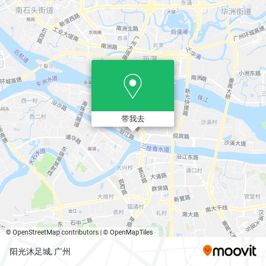 阳光沐足城地图
