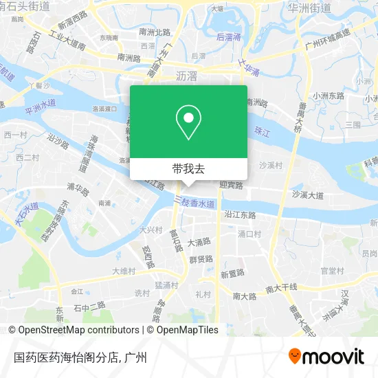 国药医药海怡阁分店地图