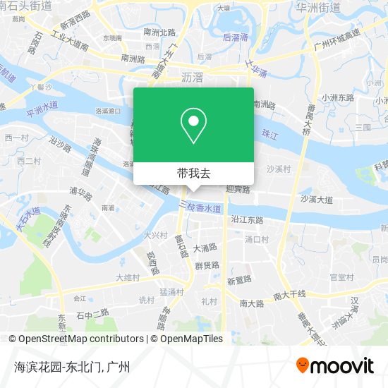 海滨花园-东北门地图