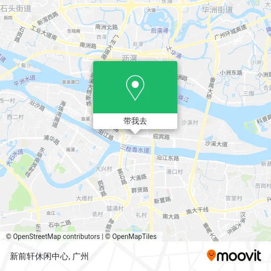 新前轩休闲中心地图
