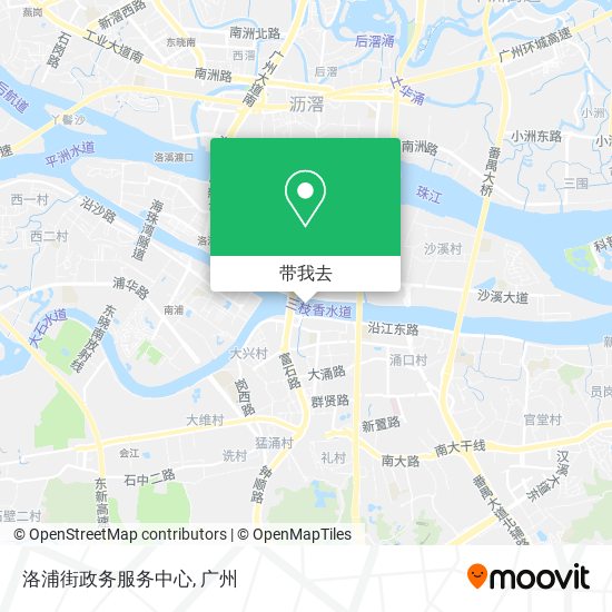 洛浦街政务服务中心地图