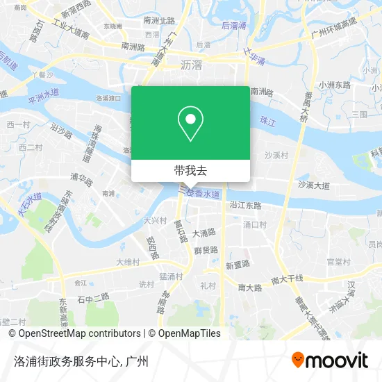 洛浦街政务服务中心地图