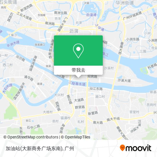 加油站(大新商务广场东南)地图