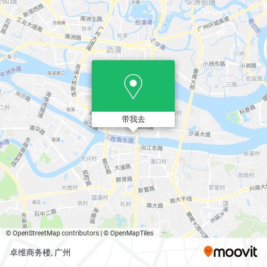 卓维商务楼地图