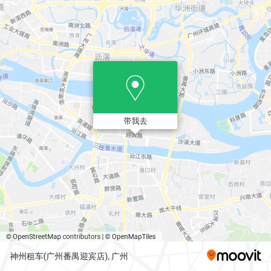神州租车(广州番禺迎宾店)地图