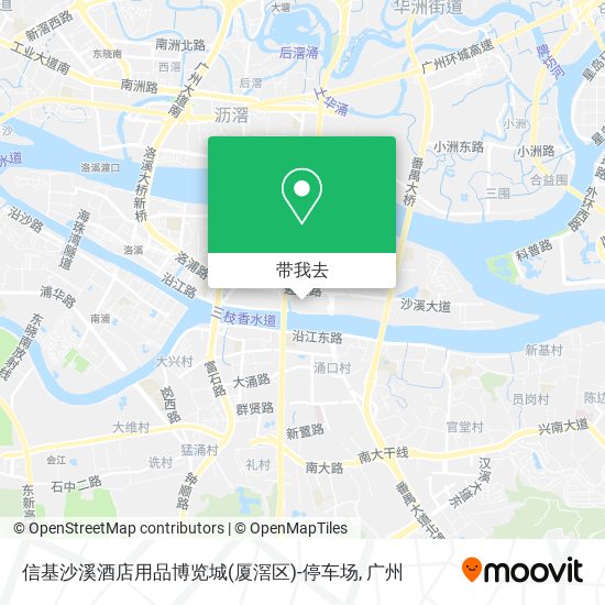 信基沙溪酒店用品博览城(厦滘区)-停车场地图