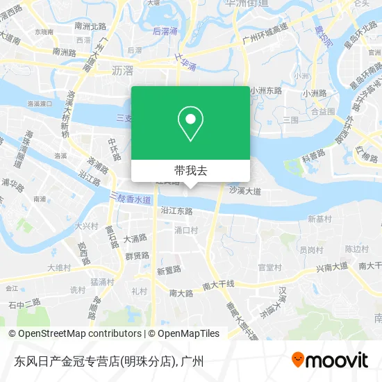 东风日产金冠专营店(明珠分店)地图
