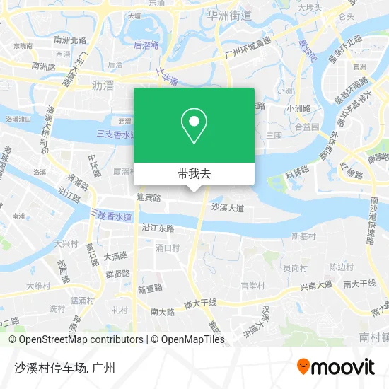 沙溪村停车场地图