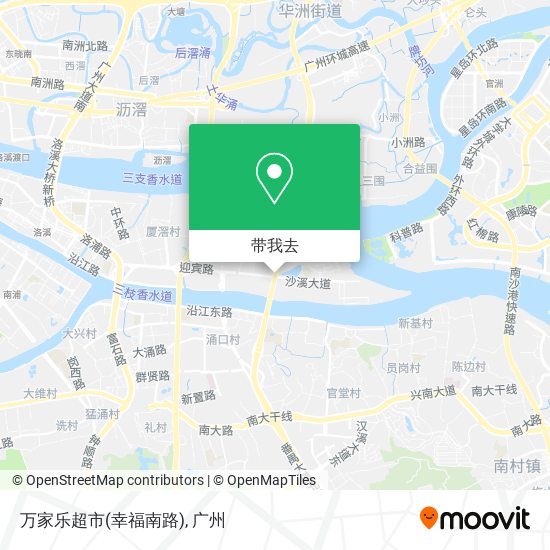 万家乐超市(幸福南路)地图