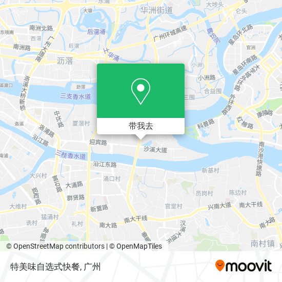 特美味自选式快餐地图