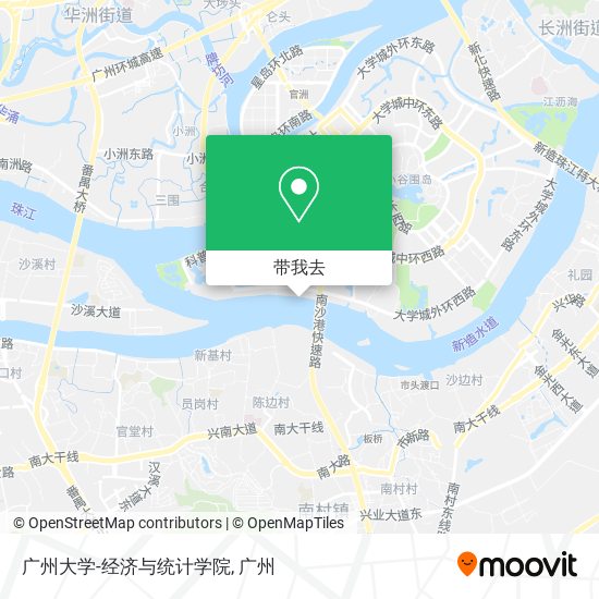 广州大学-经济与统计学院地图