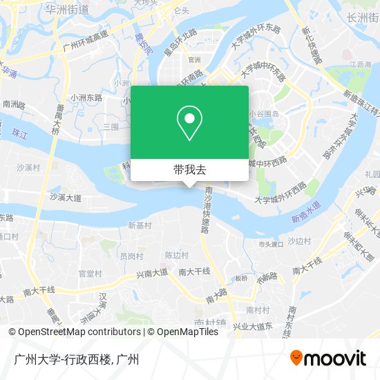 广州大学-行政西楼地图