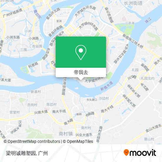 梁明诚雕塑园地图
