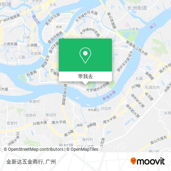 金新达五金商行地图