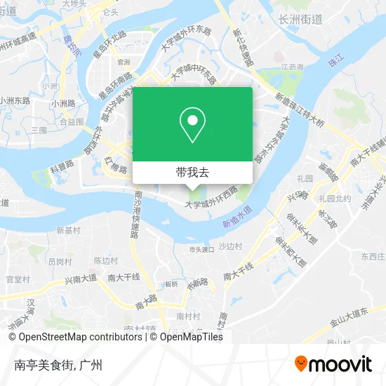 南亭美食街地图