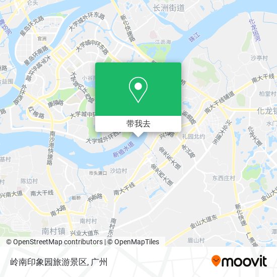 岭南印象园旅游景区地图