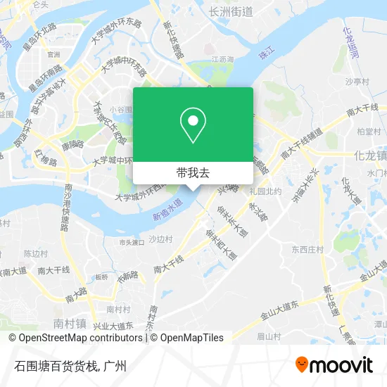石围塘百货货栈地图