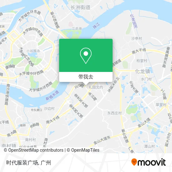 时代服装广场地图