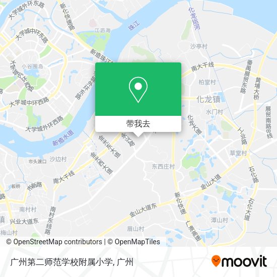 广州第二师范学校附属小学地图