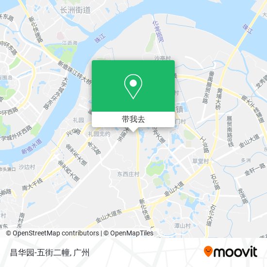 昌华园-五街二幢地图