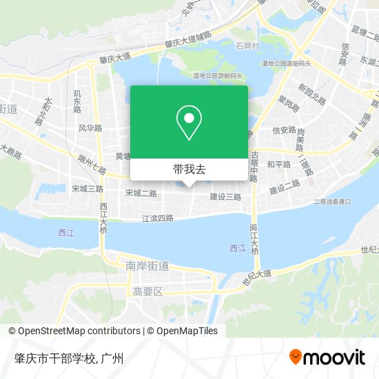 肇庆市干部学校地图