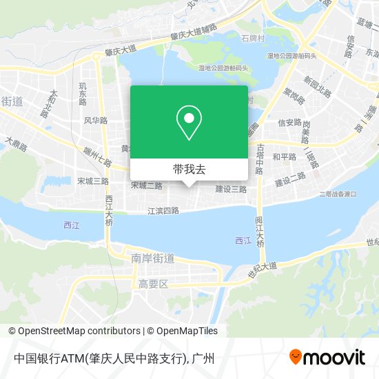 中国银行ATM(肇庆人民中路支行)地图