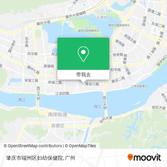 肇庆市端州区妇幼保健院地图