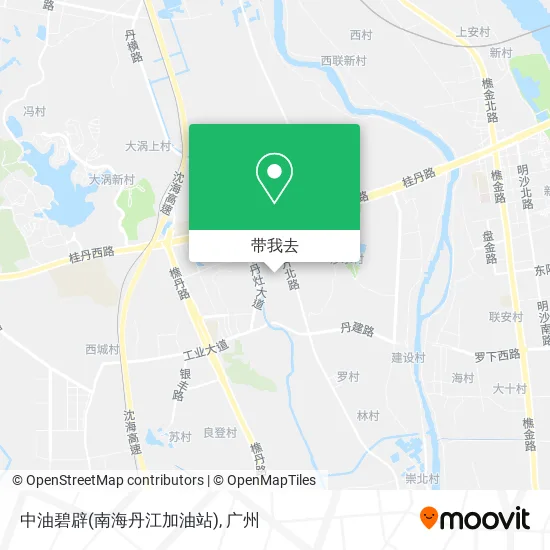 中油碧辟(南海丹江加油站)地图