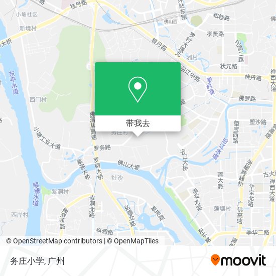 务庄小学地图