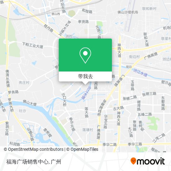 福海广场销售中心地图